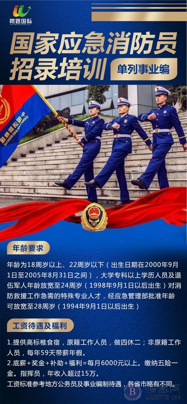 国家应急消防员招录培训